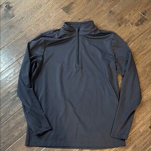 Spyder Charcoal Quarter-Zip Pullover with Subtle Logo